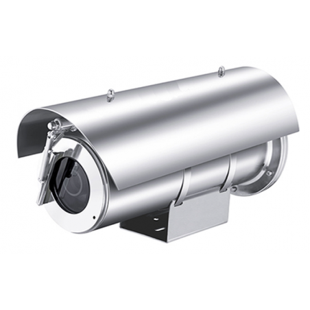 2MP ATEX Zone 1 & 2 IP Bullet Camera: stålhölje, IP66, fönstertorkare