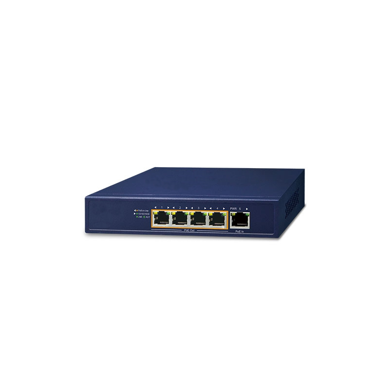 PoE repeater med 4 utgångar