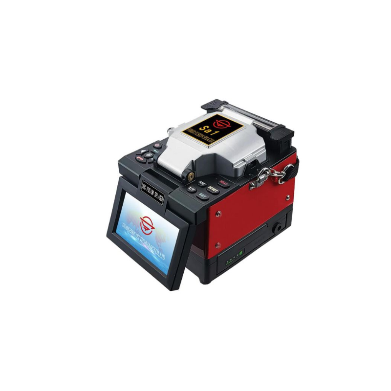 Optisk fiber splicer, optisk fiber splidser. Transportabel i solid boks med tilbehør.