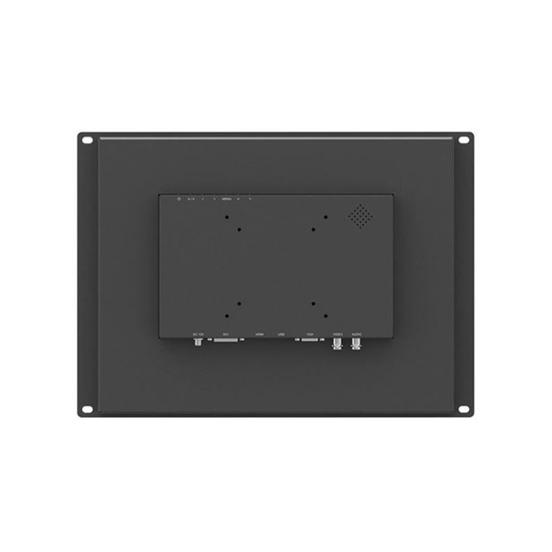 15" Industriell pekskärm med open frame eller panelfäste 300cd/m2, Vesa, touch HDMI, VGA, DVI, A/V