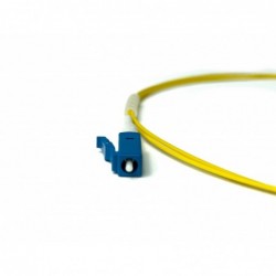 Pigtail fiberkabel Single mode, LC-PC 0,5, 9 / 125my, gul, LSZH, Simplex