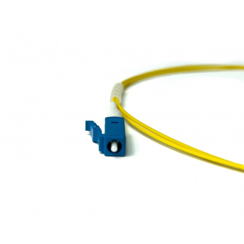 Pigtail fiberkabel Single mode, LC-PC 0,5, 9 / 125my, gul, LSZH, Simplex