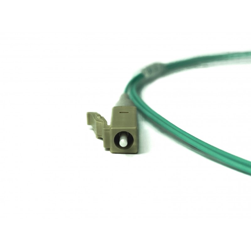 Pigtail fiberkabel Multi-läge, LC-PC, 2m, 50 / 125my, OM3, Aqua, LSZH, Simplex