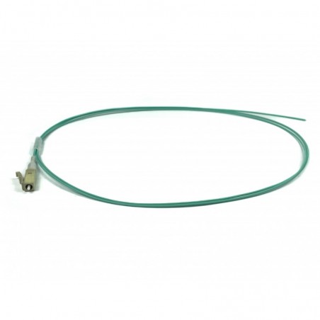 Pigtail fiberkabel Multi-läge, LC-PC, 3m, 50 / 125my, OM3, Aqua, LSZH, Simplex