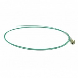 Pigtail fiberkabel Multi-läge, LC-PC 5m, 50 / 125my, OM3, Aqua, LSZH, Simplex
