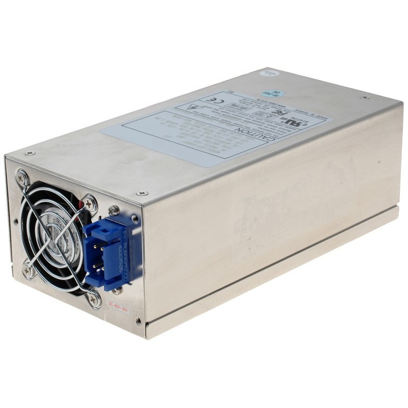 -48 VDC, 300 Watt ATX strömförsörjning, med 12V-kontakt för P4, 2U, D2U-6300F