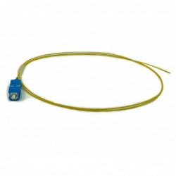Pigtail fiberkabel Single Mode SC-PC, 2m, 9 / 125my, gul, LSZH, Simplex
