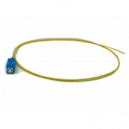 Pigtail fiberkabel Single Mode SC-PC, 3m, 9 / 125my, gul, LSZH, Simplex