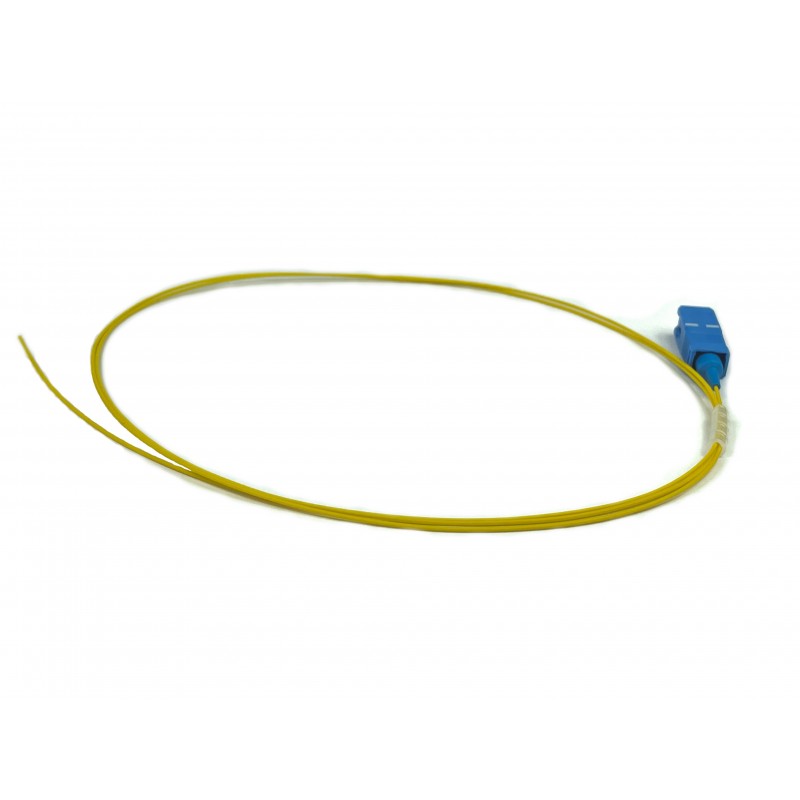 Pigtail fiberkabel Single Mode SC-PC 5m, 9 / 125my, gul, LSZH, Simplex