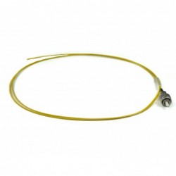 Pigtail fiberkabel single mode, FC-PC, 3m, 9 / 125my, gul, LSZH, Simplex