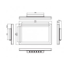21,5" panel PC ATEX/IECEX Zone2, Zone22 och C1D2/C2D2/C3 Certified Intel N2930
