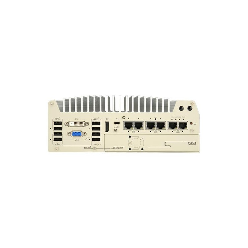 Fläktlös dator 12:e generationens Core™ Vägg-/Vesa-fäste Industriell PC, 6xLAN USB 3.2, i7, 79, i3 TPM 2.0