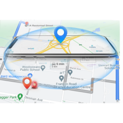 GPS-spårare med SOS-knapp, optimerad för smartphones