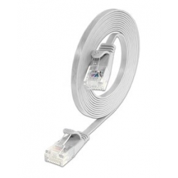 RJ45 Cat6 UTP-kabel. Platt design, mycket flexibel med hastighet upp till 1000 Mbps