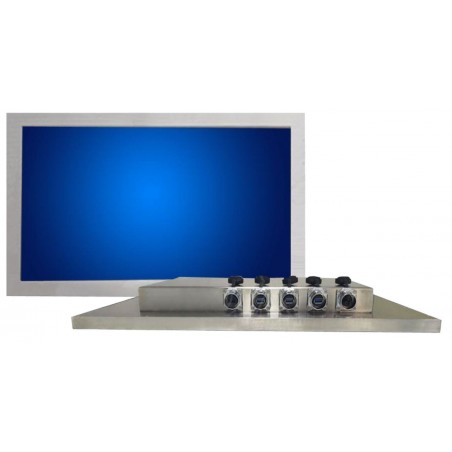 IP66 förseglad 32" TFT-skärm 1000 nits för solljus och optisk bindning full ip66 förseglad pekskärmslösning