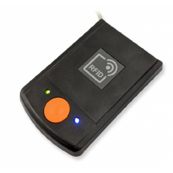 RFID NFC-läsare, 13,56MHz, USB, HID eller Virtual COM, ISO 14443A, 15693, NFC 1-4