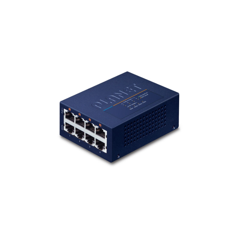 4-portars Multi-Gigabit 802.3bt PoE++ 90 Watt Injector Hub. Effektbudgeten är 160 watt