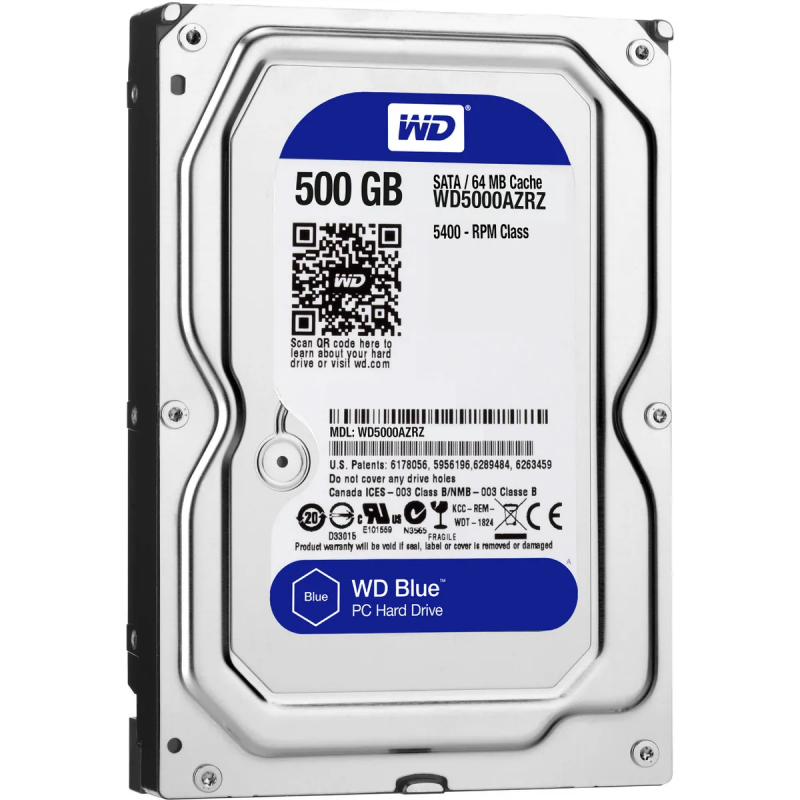 3½" IDE-hårddisk 500GB 40-stifts IDE-hårddiskar
