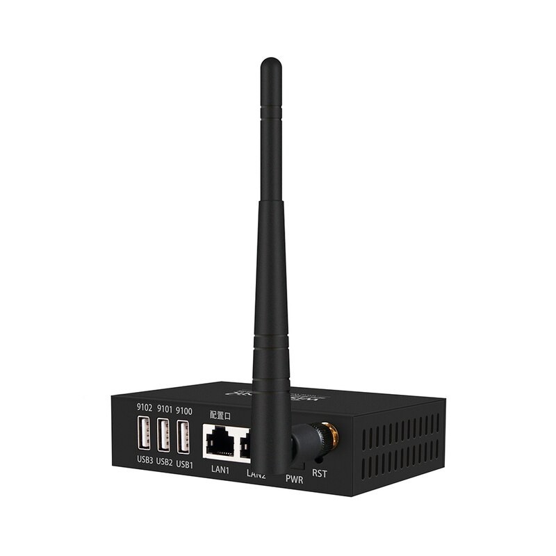 4-portars virtuell usb-server för Wi-Fi