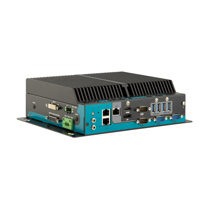 Embedded fläktlös PC GEN. 11 st i3,i5,i7 fläktlös dator. För DIN-skena montering Wide Temperature