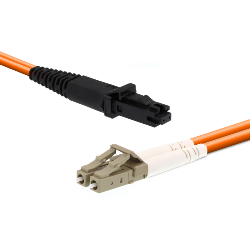 MTRJ till LC fiberoptisk kabel 2M MM Multi Mode