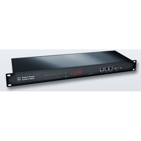 PDU 12 x IEC C13 utgångar 10A, 16A ingång C20, Slå på/av utgångar via nätverk, RJ45, RS232, Energimätning