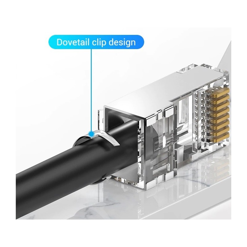 RJ45 CAT 7 kontakter - STP 1,08mm | Snabb och enkel montering