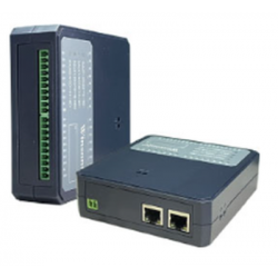 4 x Analog ingång, 4 x Analog utgång, 0-10V, 0-20mA, 12/16bit. MODBUS TCP/IP. Med peer-to-peer-läge