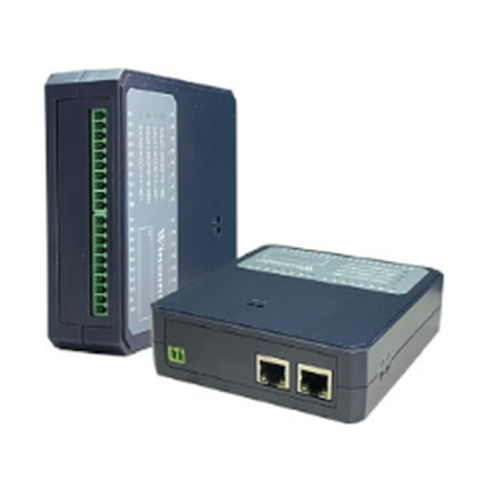 4 x Analog ingång, 4 x Analog utgång, 0-10V, 0-20mA, 12/16bit. MODBUS TCP/IP. Med peer-to-peer-läge