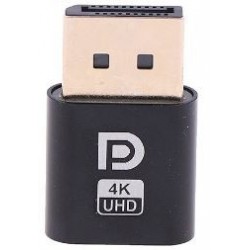 DP DISPLAY PORT EDID GHOST display port, emulator Dummy plug adapter för 4K