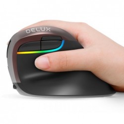 Ergonomisk mus med 6 knappar