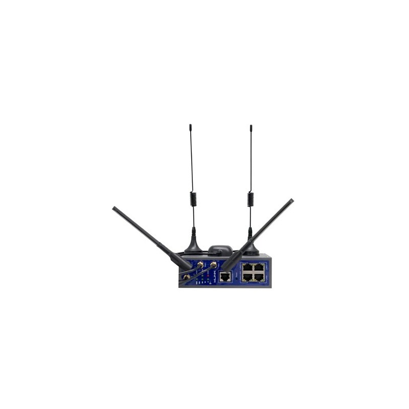 Industriell 4G-router, 4 x Gigabit LAN, 2 x SIM, Dual-band WiFi