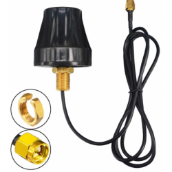 8dBi LTE Omni-antenn, 700 - 2700MHz. Mitthålsmontering. 1,5 meter kabel