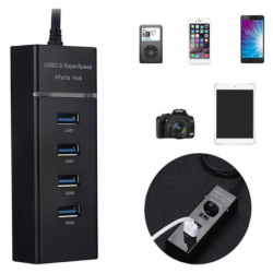 USB-C HUB, USB 3.1-C till 4 x USB 3.0. För smartphone, surfplatta, MAC