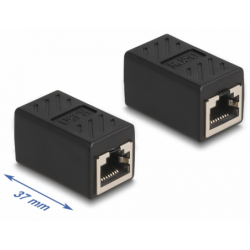 RJ50 hona-hona skärmad adapter. Att samla 2 st. RJ50 kablar. STP- eller UTP-patchkablar. 10 stift