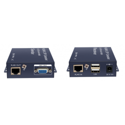 VGA KVM Extender, 100 meter via RJ45 patchkabel. USB-tangentbord och mus,