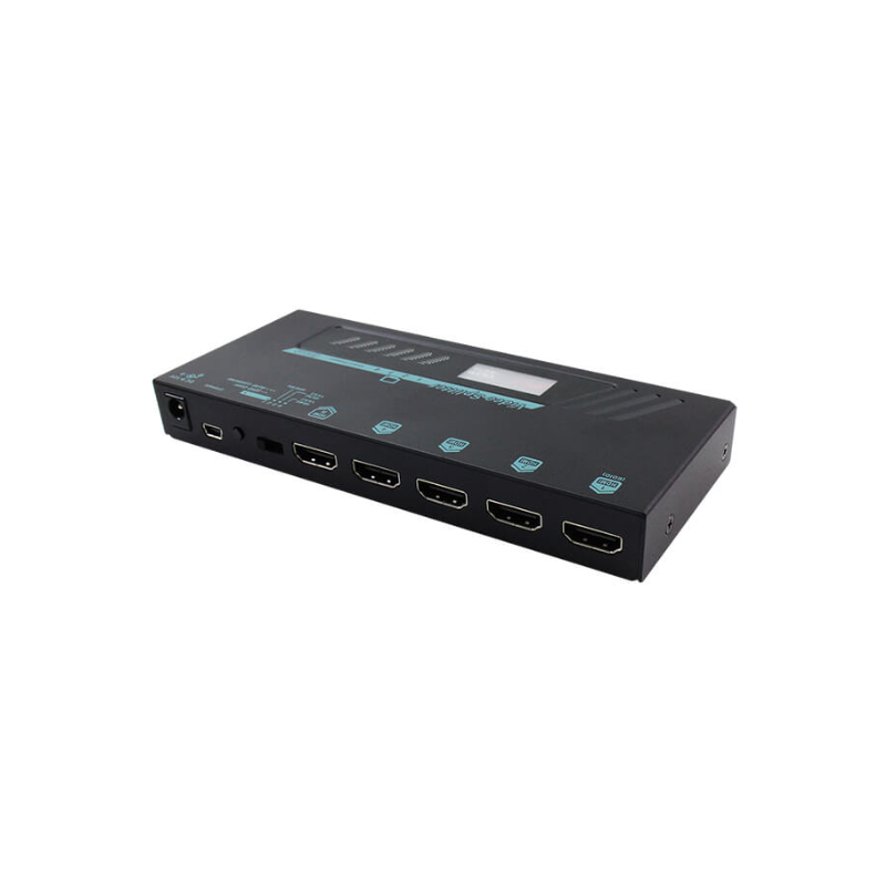 4-portars HDMI 4K60Hz splitter, HDMI2.0, HDCP2.2, EDID