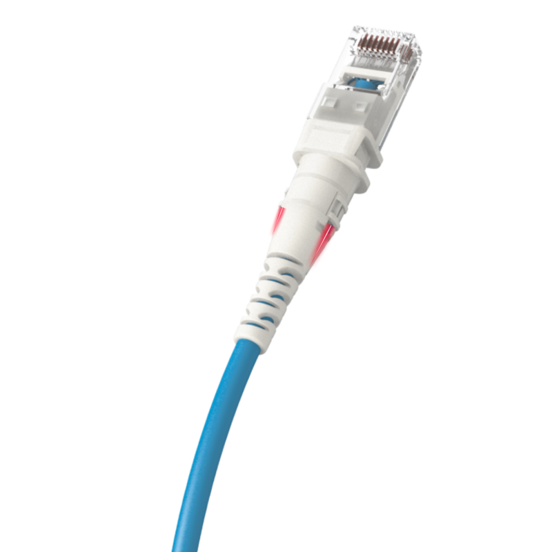 tunn RJ45 CAT. 5,6a,6 nätverkskablar under 5mm, ljusspårning av kabel
