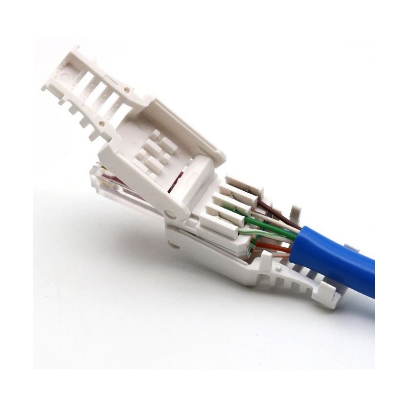 Verktygsfri Ethernet-kontakt RJ45 Cat 6