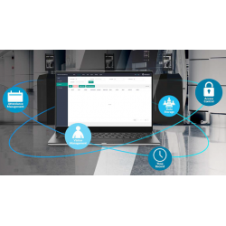 AI Ansiktsigenkänningsterminal. Smart ansiktsigenkänning, ID och temperaturlarmsystem.