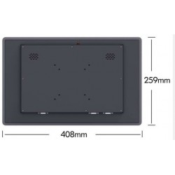 15,6" TFT-panel PC I3, 1000nits, Hög ljusstyrka för användning i solljus, Touch, RS232/422/485
