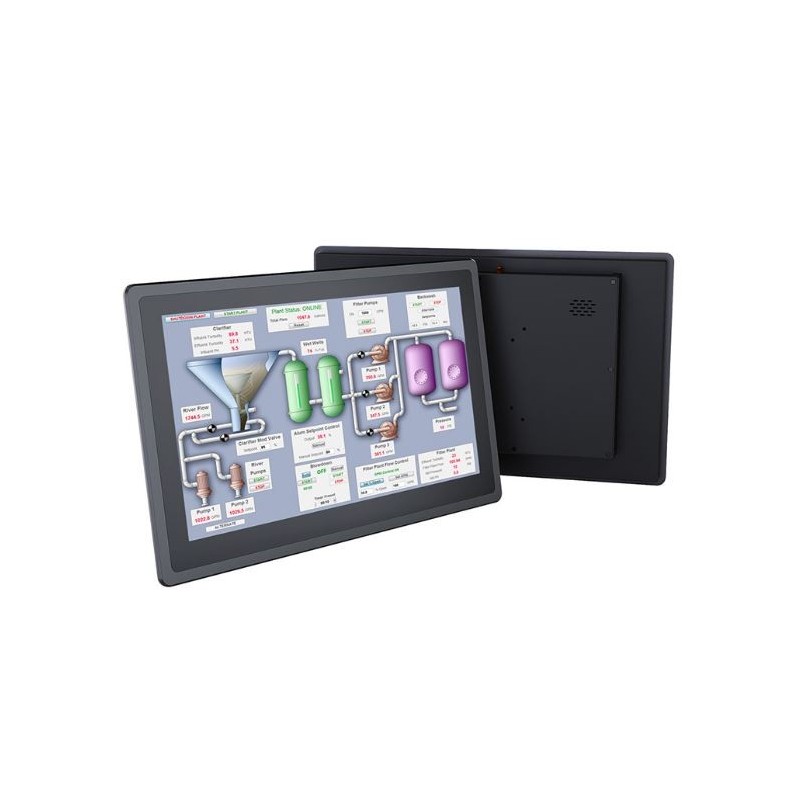 15,6" TFT-panel PC I3, 1000nits, Hög ljusstyrka för användning i solljus, Touch, RS232/422/485