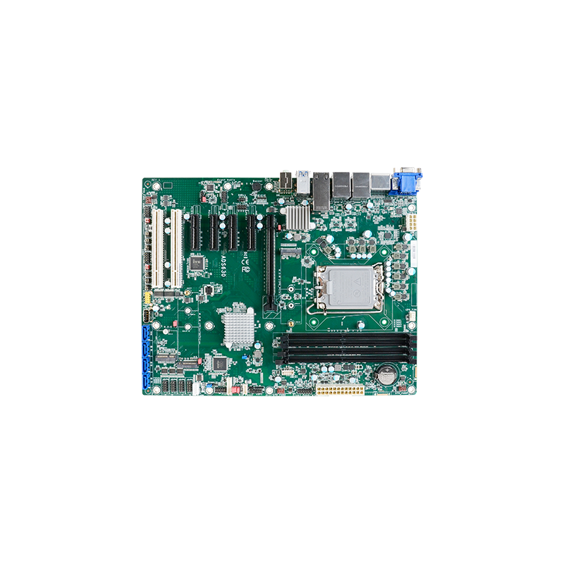 Industriellt ATX-moderkort 10GBit Ethernet, Quad-skärm, USB 3.2, Long Life, 4K, GPU Stöd virtuell GFX-SR-IOV, RS232