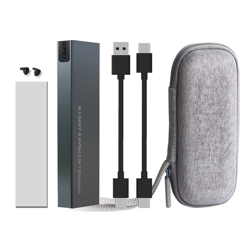 NVMe SSD till USB-adapter 10 Gb/s