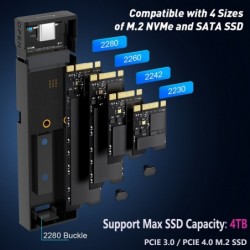 NVMe SSD till USB-adapter 10 Gb/s