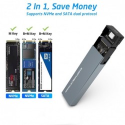 NVMe SSD till USB-adapter 10 Gb/s