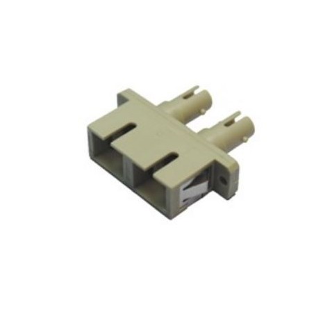 ST-SC Hybrid Duplex Fiberoptisk Adapter för Single/Multimode