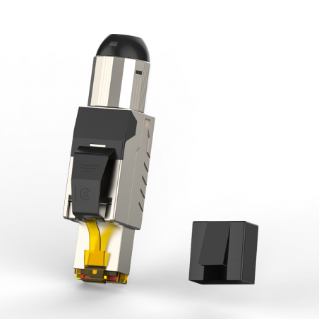 Industriell CAT. 8 RJ45-kontakt - skärmad, STP | Enkel montering