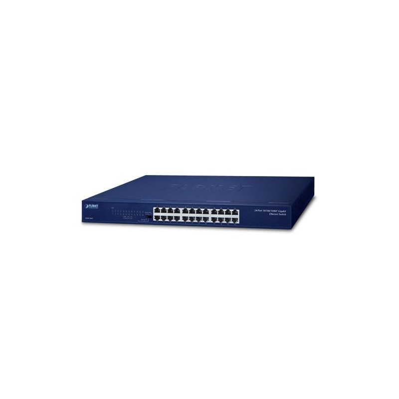 24 ports switch 10/100/1000Mbit RJ45, Unhaneeeeaged
