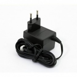 9VAC 400mA AC Output Adapter - 5,5 mm kontakt, 3,6W, 1,9M kabel